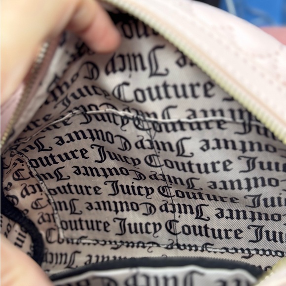 Brand New! Juicy Couture Pink Quilted Hearts Flawless Dome Satchel Purse NWT - Picture 10 of 10